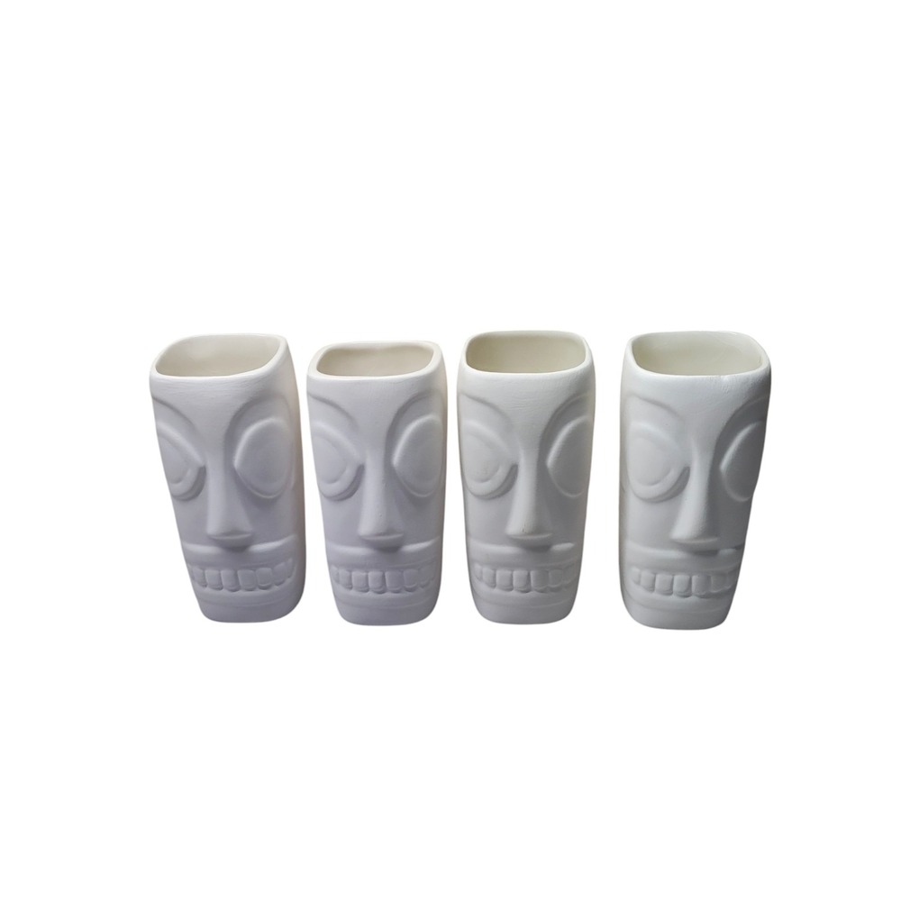 Vintage 1969 tiki cup set‎